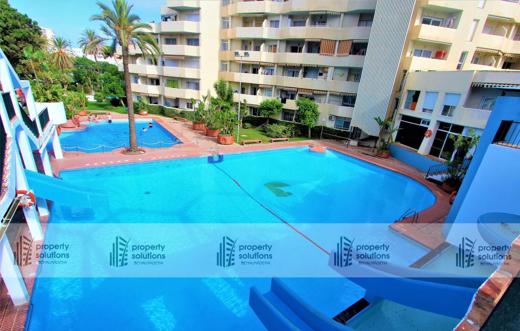 Benalbeach 1010 - Vista Al Mar - Piscina Todo El Ano - Primera Linea De Playa ベナルマデナ エクステリア 写真